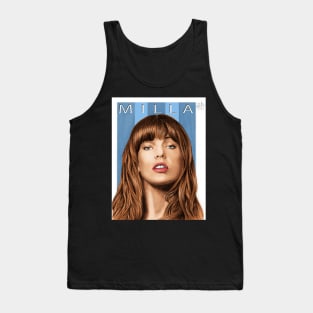 My name is MILLA (portrait of Milla Jovovich) Tank Top